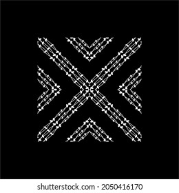 Abstract Lines Motifs Pattern. Ornamental Decoration for Interior, Exterior, Carpet, Textile, Garment, Cloth, Silk, Tile, Plastic, Paper, Wrapping, Wallpaper, Pillow, Sofa, Background, Ect. Vector 