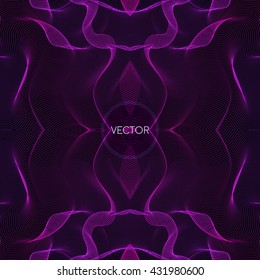 Abstract Lines. Moving Colorful Abstract Background for Party Posters / Covers / Presentations / Brochures. Vector Illustration.
