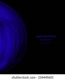 Abstract lines on black background