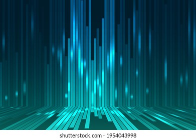 Abstract lines on a dark background. Magical lighting effects. Graphic concept for your design.