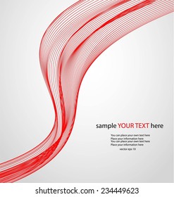 Abstract lines on gray background