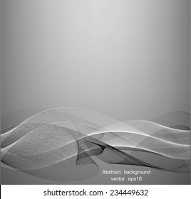 Abstract lines on gray background