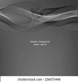 Abstract lines on gray background