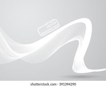 Abstract lines on gray background