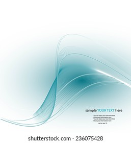 Abstract lines on green background