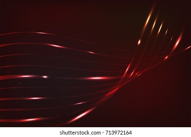 Abstract lines on a red background