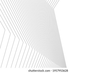 abstract lines on white background