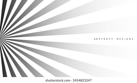Líneas Abstractas sobre fondo blanco. Líneas de diseño artístico. Concepto de tecnología futurista. Adecuado para carteles, cubiertas, Sitios web, Anuncios, folletos. Imágenes vectoriales.
