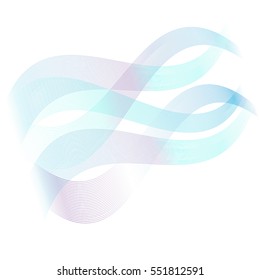 abstract lines on a white background