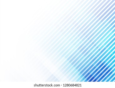 Abstract lines on white and blue background, Vector illustration