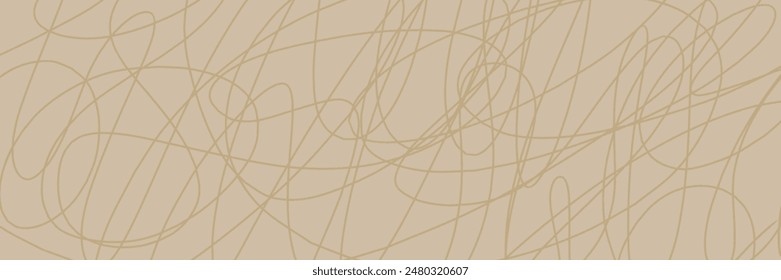 Abstract lines in pastel banner background.