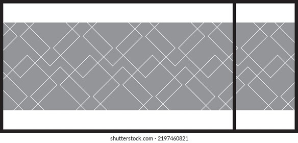 Abstract lines pattern for glass graphic design. Artistic glass design for Commercial space. Decorative frosted window film.