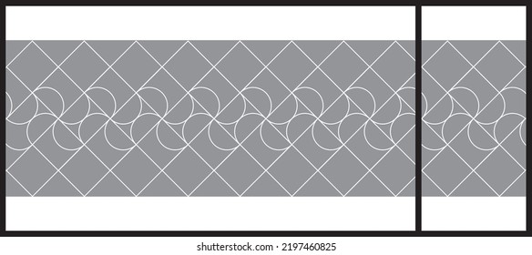 Abstract lines pattern for glass graphic design. Artistic glass design for Commercial space. Decorative frosted window film.