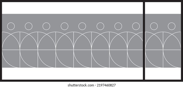 Abstract lines pattern for glass graphic design. Artistic glass design for Commercial space. Decorative frosted window film.