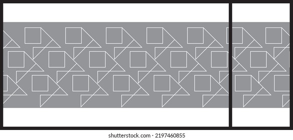 Abstract Lines Pattern For Glass Graphic Design. Artistic Glass Design For Commercial Space. Decorative Frosted Window Film.