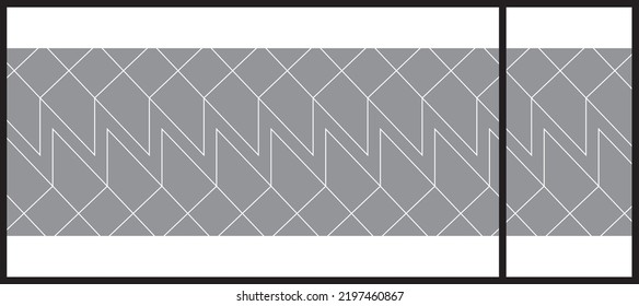 Abstract Lines Pattern For Glass Graphic Design. Artistic Glass Design For Commercial Space. Decorative Frosted Window Film.