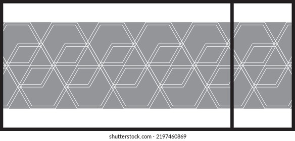 Abstract Lines Pattern For Glass Graphic Design. Artistic Glass Design For Commercial Space. Decorative Frosted Window Film.