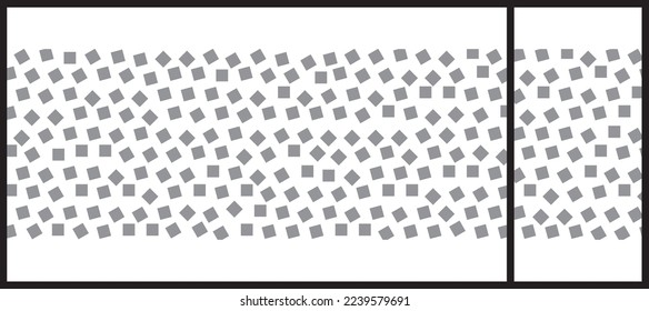 Abstract lines pattern for glass graphic design. Artistic glass design for Commercial space. Decorative frosted window film.