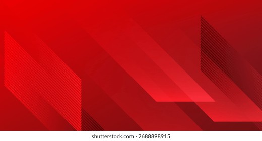 Tecnología de patrón de líneas Abstractas sobre fondo de Gradientes rojos. Traje para el Anuncio, el Web, el cartel, el folleto, el folleto y la presentación