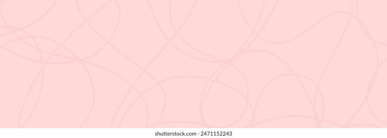 Abstract lines in pink banner background.