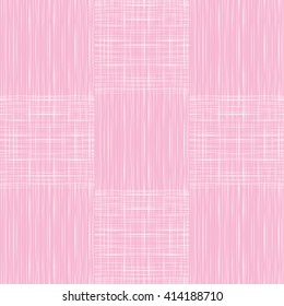Abstract lines retro fabric textile textured seamless pattern background pink color