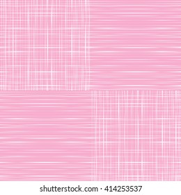 Abstract lines retro fabric textile textured seamless pattern background vector illustration