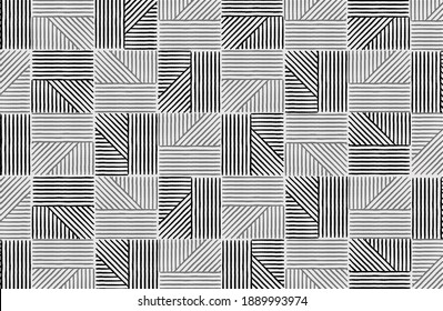 Abstract lines seamless fabric pattern