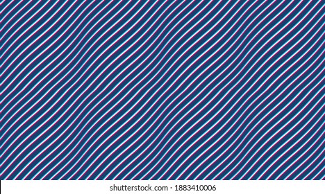 Abstract lines seamless pattern with optical illusion, vector background with parallel stripes op art, lined design minimalistic wallpaper or website background.