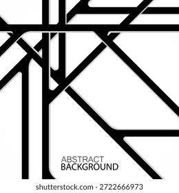 Linhas abstratas com sombra para o plano de fundo