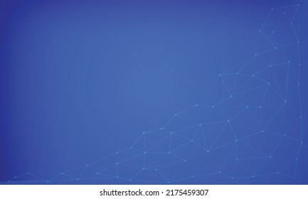 Líneas abstractas reluciente tecnología de fondo digital de concepto Patrón vector azul oscuro con esferas, triángulos.  ilustración con discos y triángulos coloridos.  negocio de diseño 
