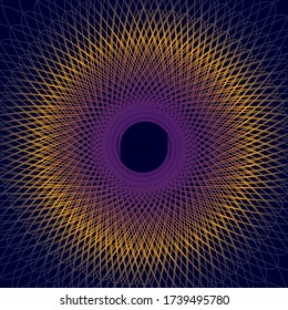 Abstract lines spiral paint background. Vector illustration
