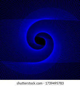 Abstrakte Linien spiralförmigen Hintergrund Farbe. Vektor-Abbildung