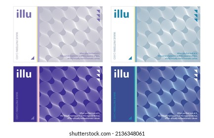 Abstract lines spiral premium card template ticket layout design