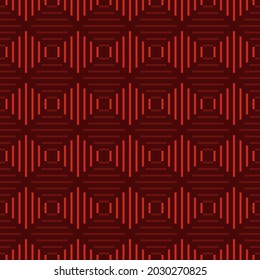  Líneas abstractas y cuadrados de fondo de textura geométrica sin soldadura. Ilustración del vector