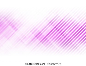 Abstract lines and squares shape on purple background, Vector illustration