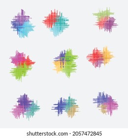 Abstract lines swirl element design.