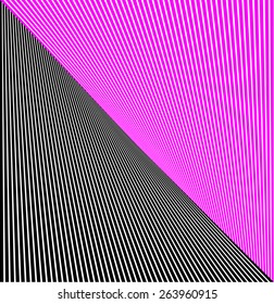 abstract lines twisted illusion - vector