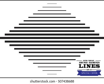 Abstract lines. Vector background