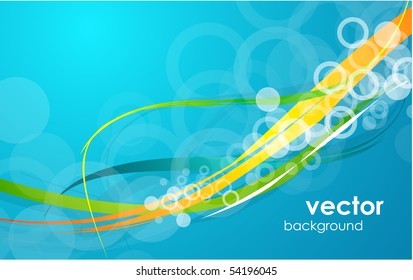 Abstract lines. Vector background