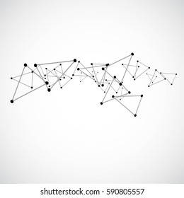 Abstract lines vector background