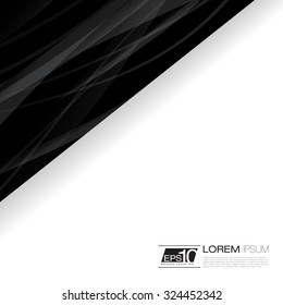 Abstract Lines Vector Background for Business Template