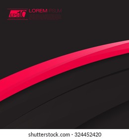 Abstract Lines Vector Background for Business Template