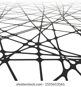 Abstract lines vector background. Random polygons with connections. Abstract template for web graphic and business designs.