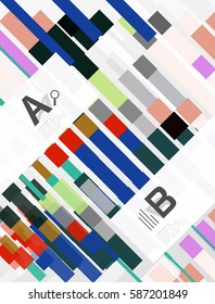 Abstrakte Linien, Vektorgrafik, moderner Hintergrund