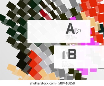 Abstract lines vector geometrical modern background