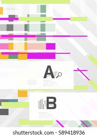 Abstract lines vector geometrical modern background