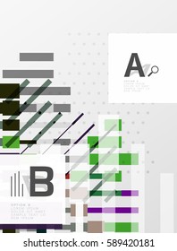Líneas abstractas de fondo geométrico moderno