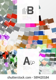 Abstract lines vector geometrical modern background