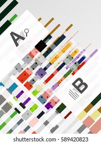 Abstract lines vector geometrical modern background