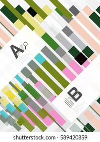 Abstract lines vector geometrical modern background